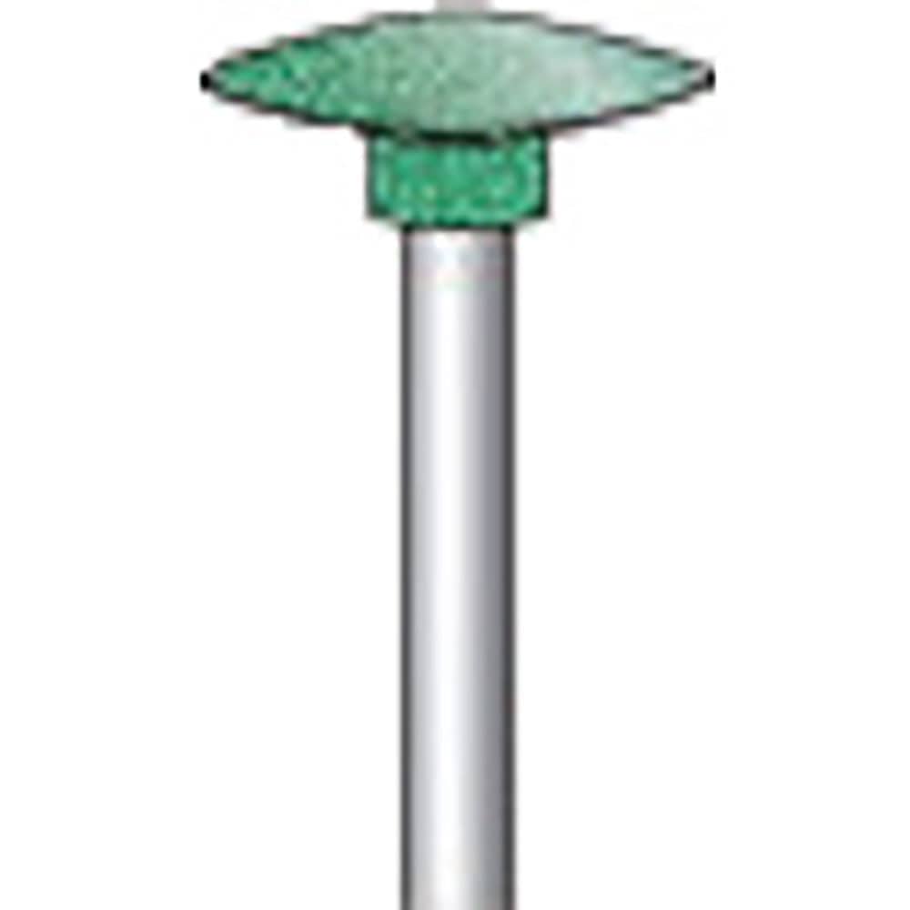 ナカニシ　グリーンポリッシャー　１０本入　ソロバン型　φ１２×２×軸φ２．３４　ＷＡ　＃３２０　４＿