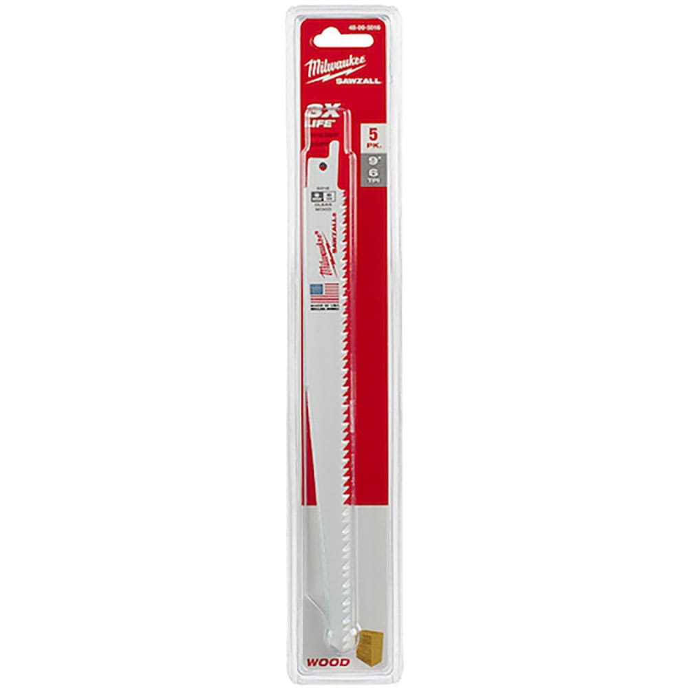 milwaukee WOOD 木工用レシプロソーブレード 6 TPI 229mm (5本パック) _