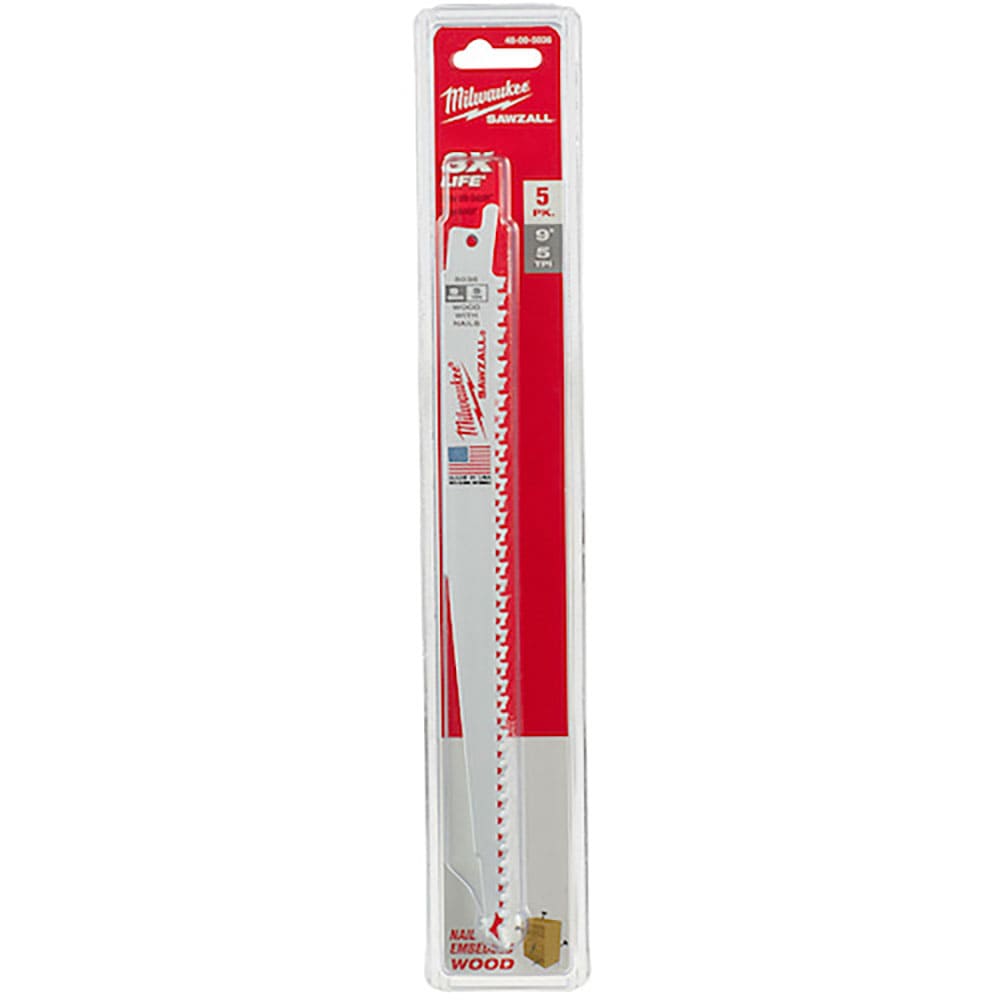 ｍｉｌｗａｕｋｅｅ　ＮＡＩＬ　ＷＯＯＤ　釘入り木材用レシプロソーブレード　５ＴＰＩ　２２９ｍｍ　（＿