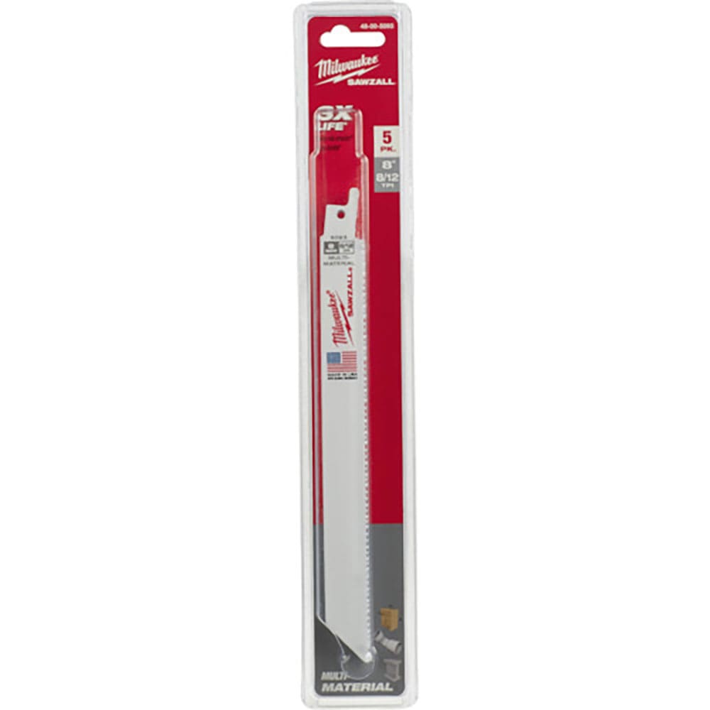 milwaukee 多目的レシプロソーブレード 8/12 TPI 203mm(5本パック) 48-_