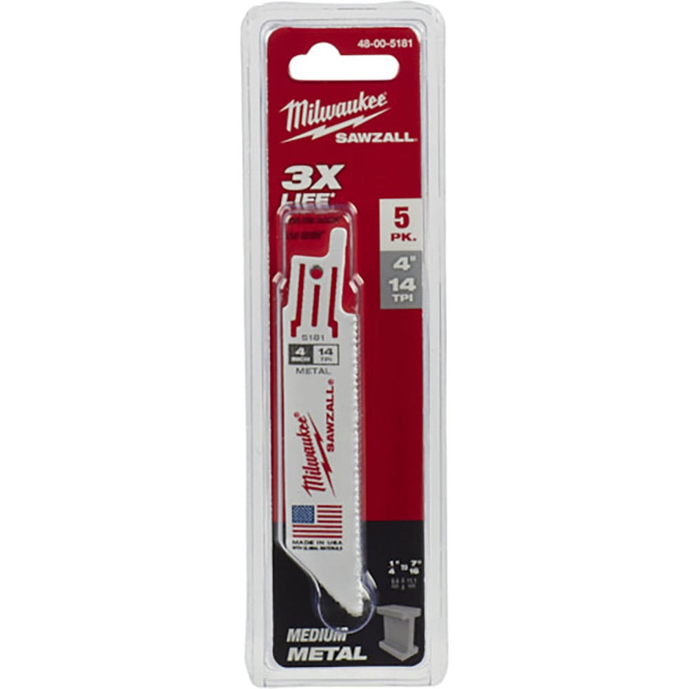 ｍｉｌｗａｕｋｅｅ　ＴＨＩＮ　ＫＥＲＦ金工用レシプロソーブレード　１４ＴＰＩ　１０１ｍｍ（５本パッ＿