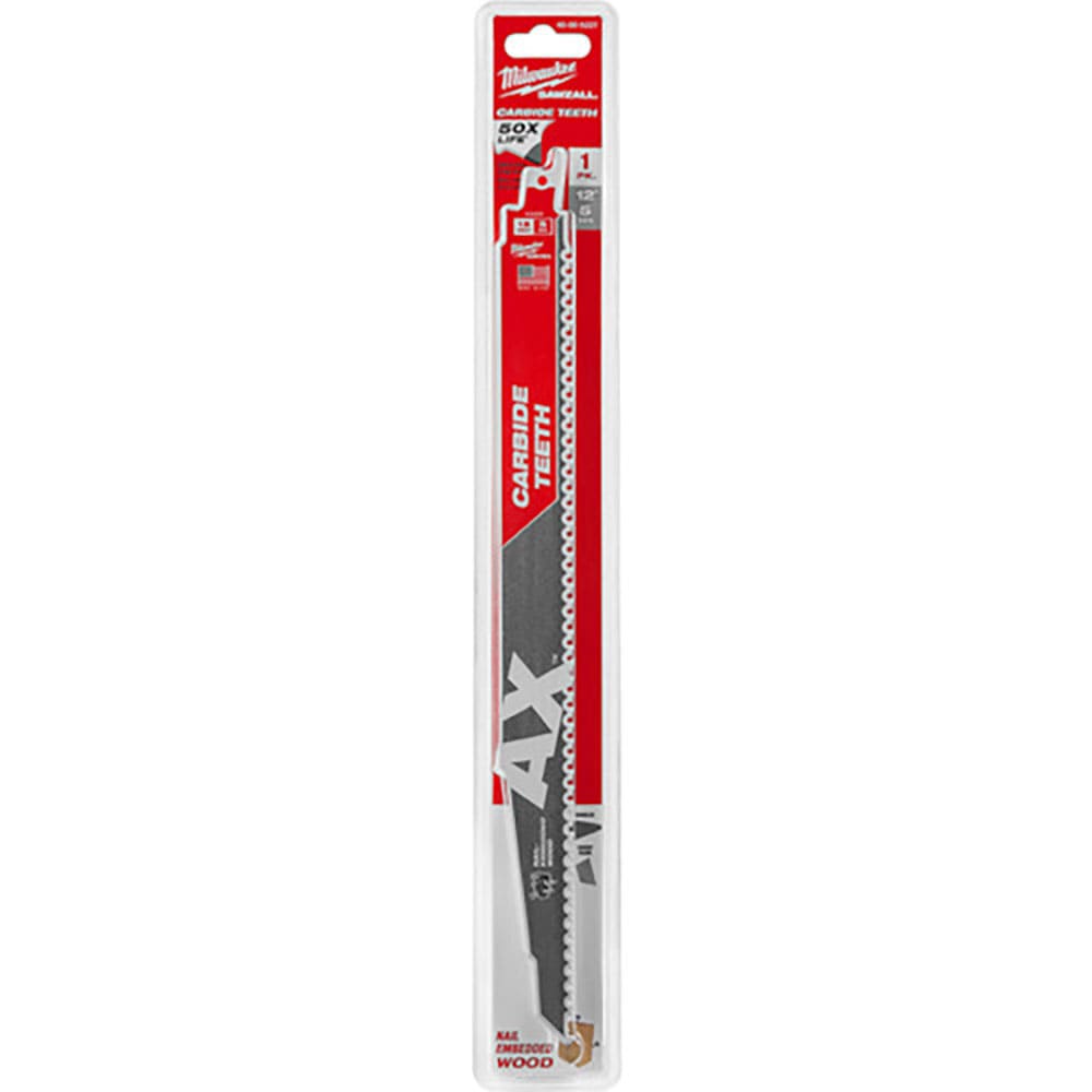 milwaukee AX木工用カーバイドレシプロソーブレード 5TPI 305mm (1本) 48_