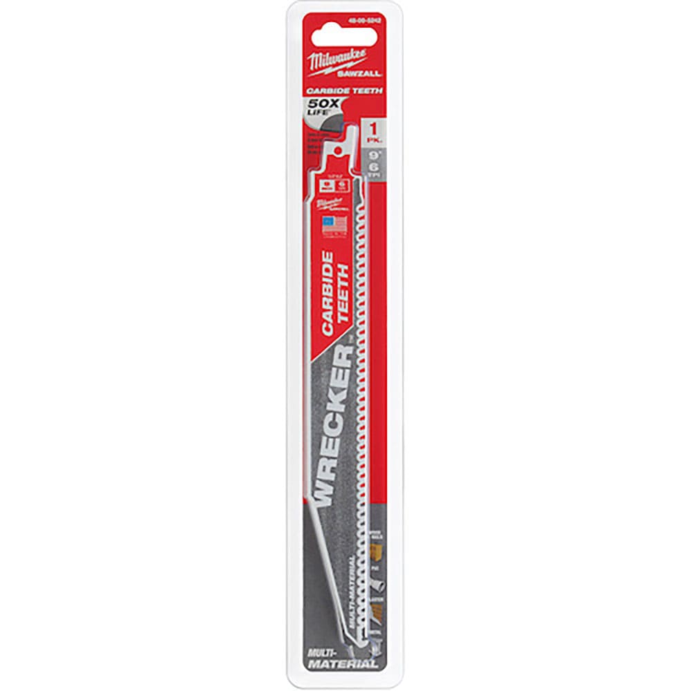 milwaukee WRECKER 解体用カーバイドレシプロソーブレード 6 TPI 229mm(_