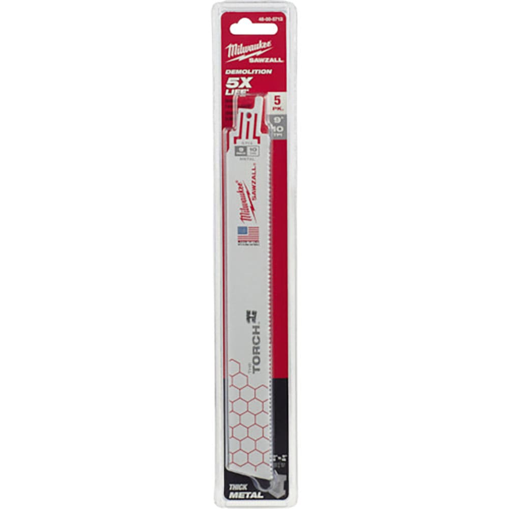 milwaukee TORCH金工用レシプロソーブレード 10TPI 229mm(5本パック) 4_