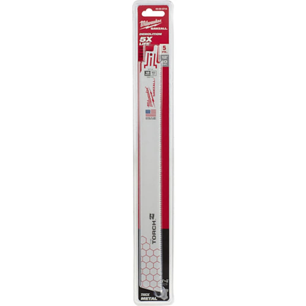 milwaukee TORCH金工用レシプロソーブレード 10TPI 305mm(5本パック) 4_