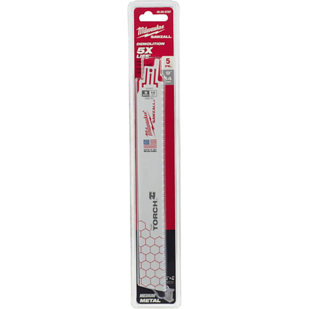 milwaukee TORCH金工用レシプロソーブレード 14TPI 229mm(5本パック) 4_