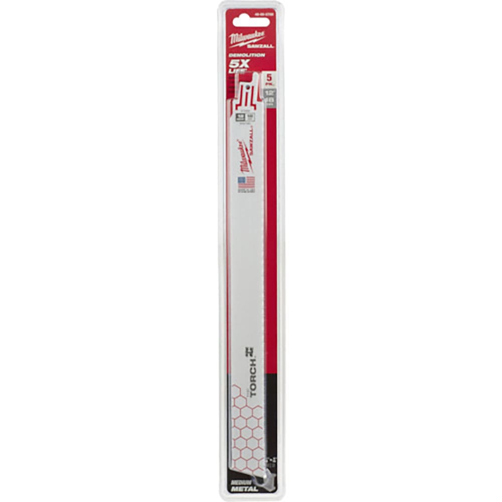 ｍｉｌｗａｕｋｅｅ　ＴＯＲＣＨ金工用レシプロソーブレード　１８ＴＰＩ　３０５ｍｍ（５本パック）　４＿