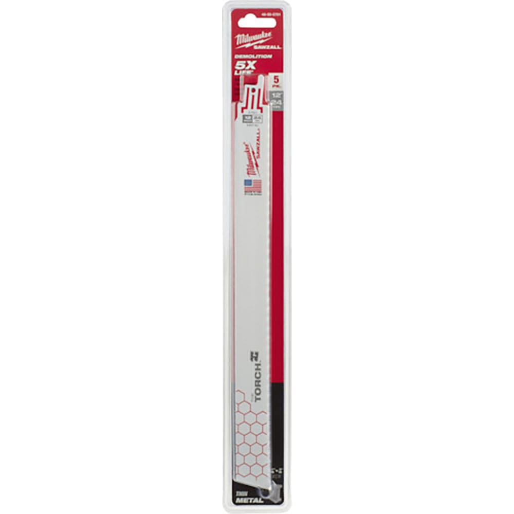milwaukee TORCH金工用レシプロソーブレード 24TPI 305mm(5本パック) 4_