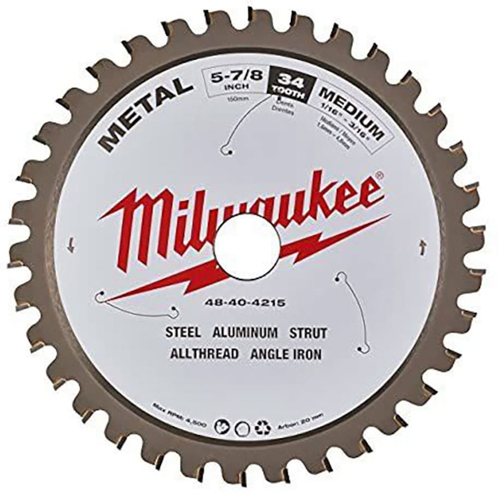 milwaukee 150mm チップソーカッター用交換刃 34T (鉄鋼用) 48-40-421_