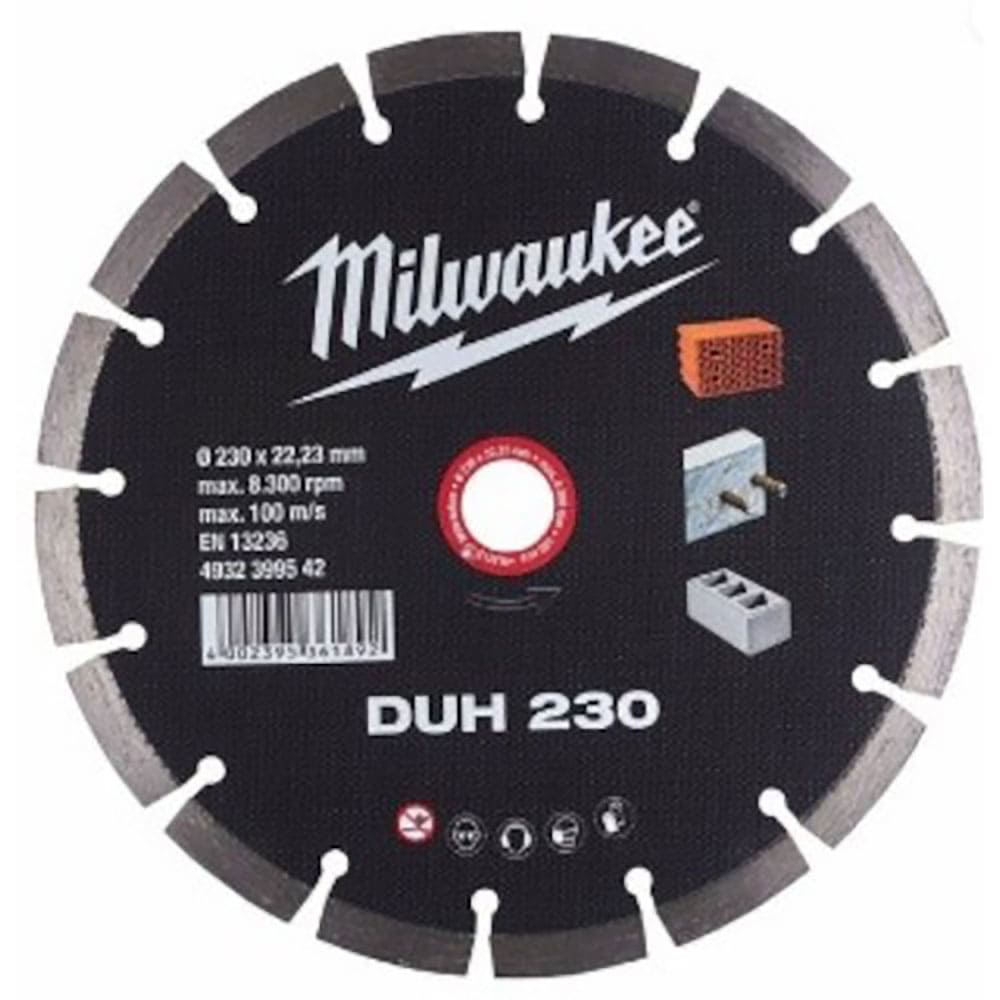 milwaukee 230mmダイヤモンドブレード(セグメント型) 4932399542_