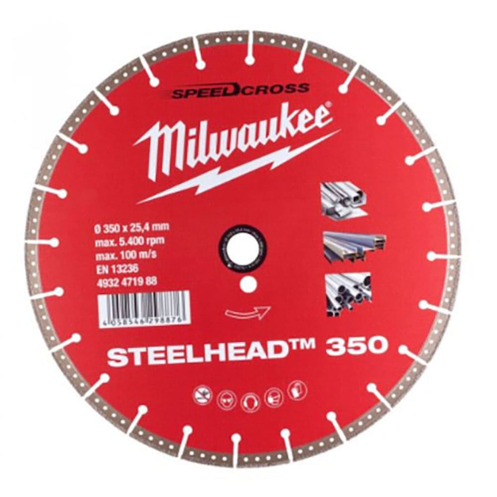 ｍｉｌｗａｕｋｅｅ　３５０ｍｍ　ダイヤモンドブレード（スチールヘッド・金工用）　４９３２４７１９８＿