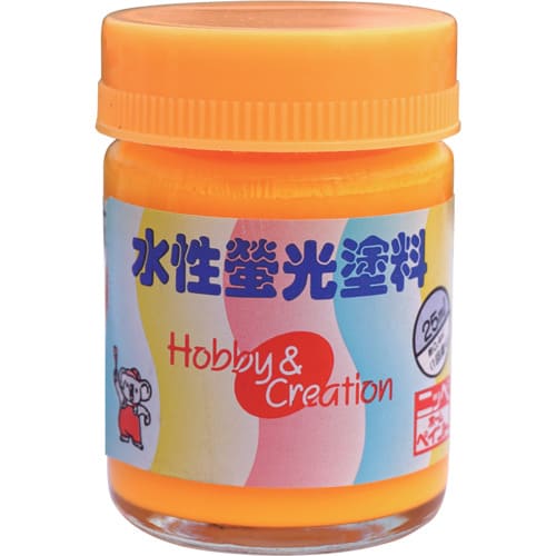 ニッぺ　水性蛍光塗料　２５ｍｌ　イエロー　ＨＳＣ００１－２５　４９３６４９０３＿