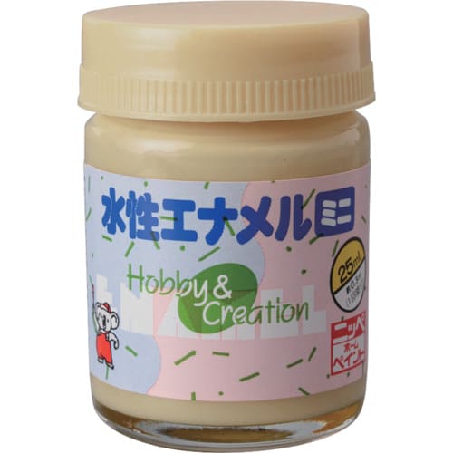 ニッぺ 水性エナメルミニ 25ml アイボリー HSB026-25 49365559_