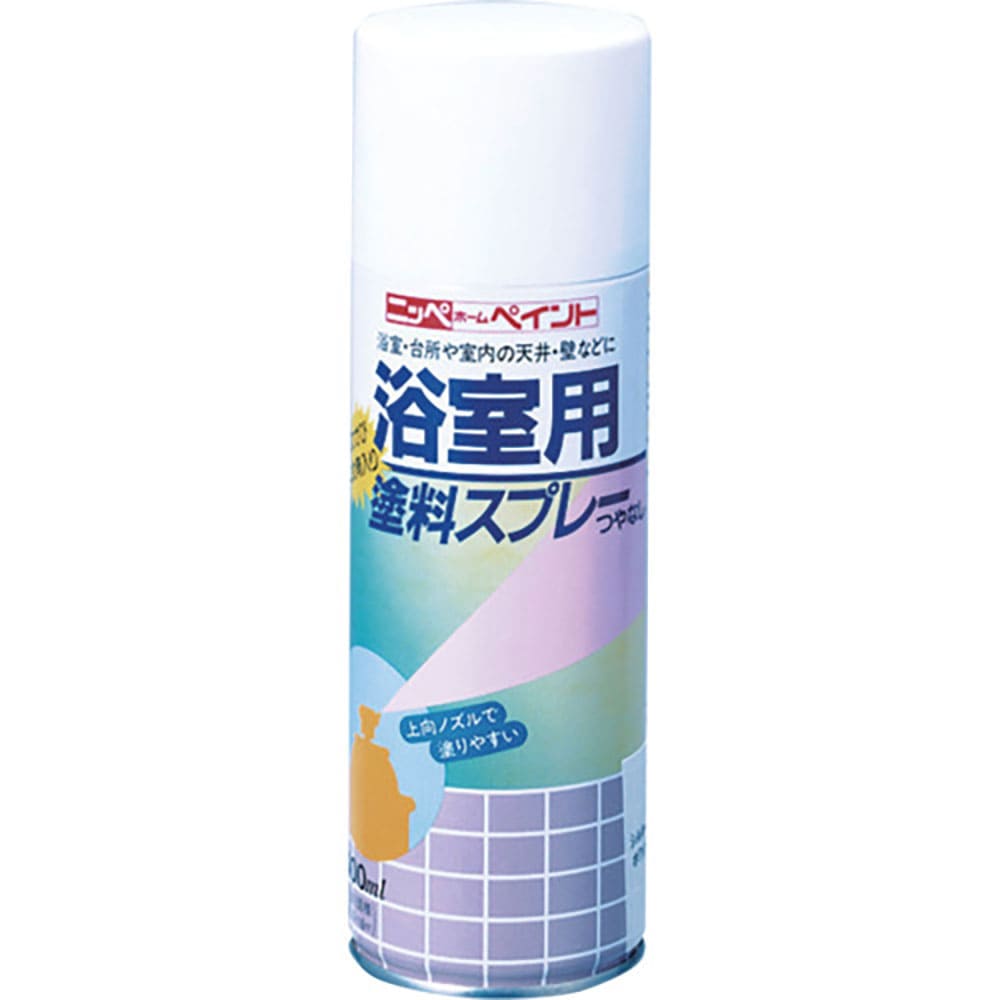 ニッぺ　浴室用塗料スプレー　４００ｍｌ　ホワイト　ＨＲ４１０１－４００　４．９７６１２４０５５ｅ＋＿