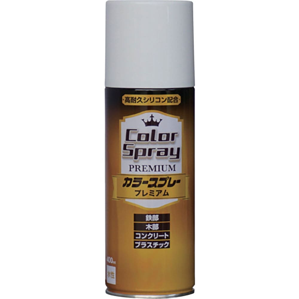 ニッぺ 水性カラースプレー プレミアム 400ml ホワイト HKV003 4.976124266_