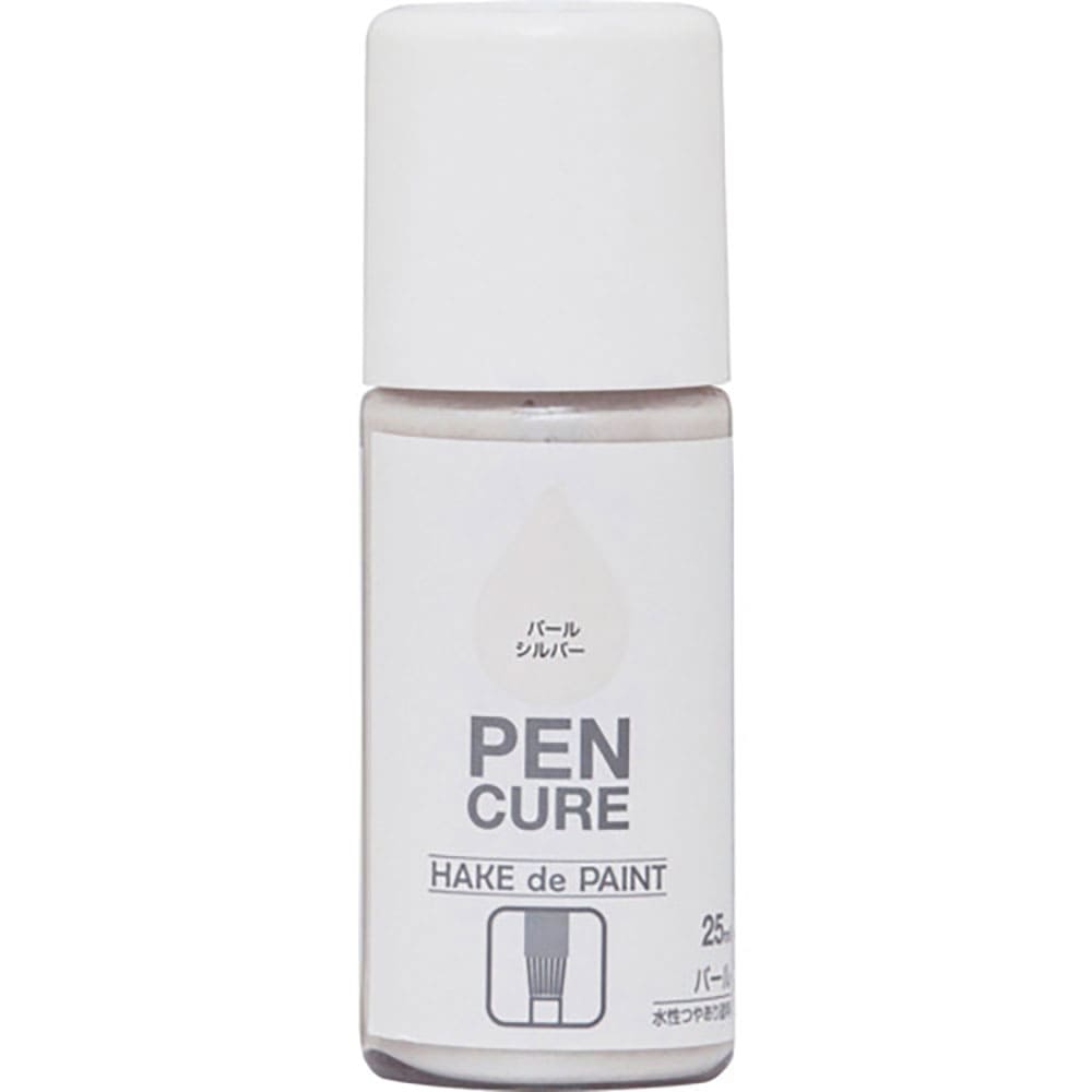 ニッぺ　ペンキュア　ＨＡＫＥ　ｄｅ　ＰＡＩＮＴ　パール　２５ｍｌ　パールシルバー　１９００２６－２＿