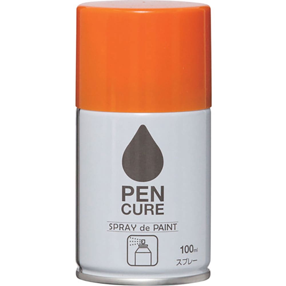 ニッぺ ペンキュア SPRAY de PAINT 100ml キャロットオレンジ HB003-10_