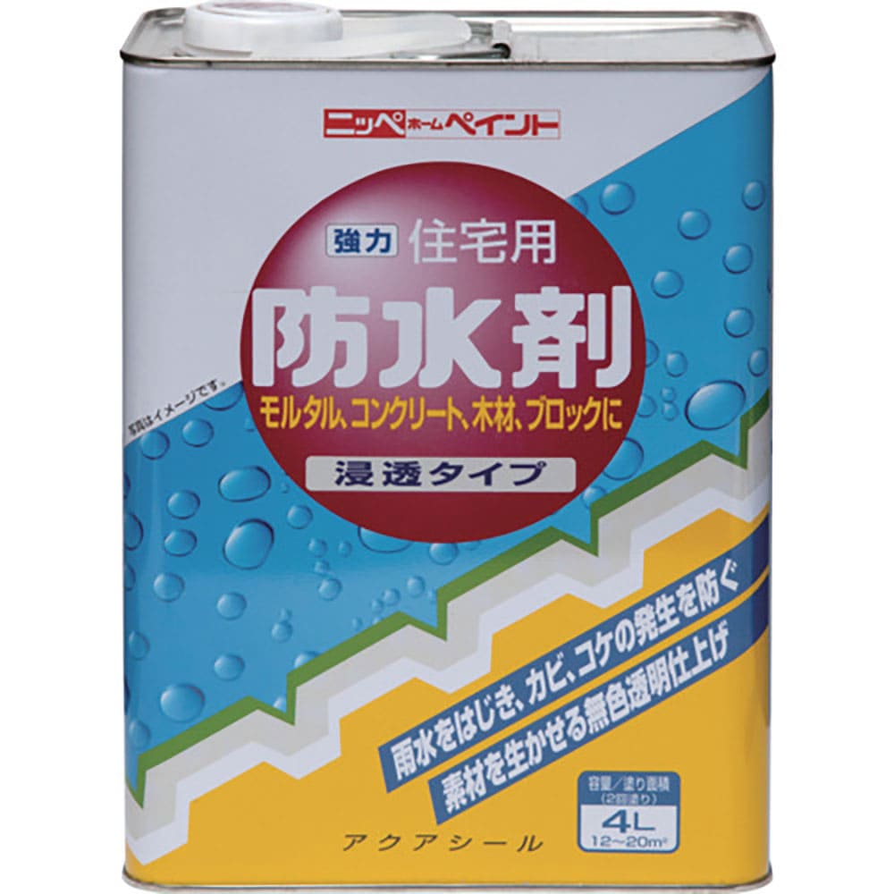 ニッぺ 住宅用防水剤 4L 透明 HR2002-4 4.9761244006e+12_
