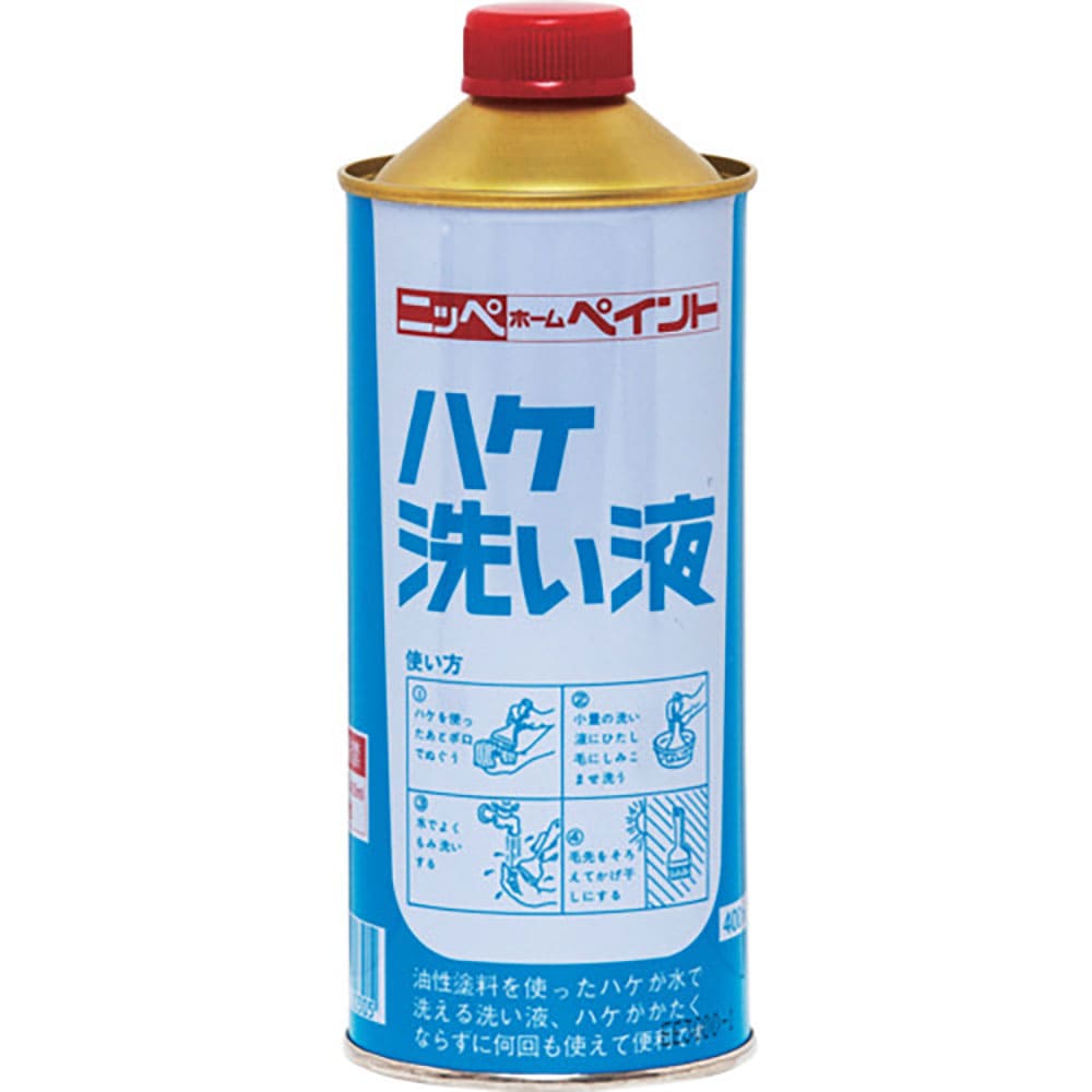 ニッぺ ハケ洗い液 400ml HPHA00-400 4.9761245003e+12_