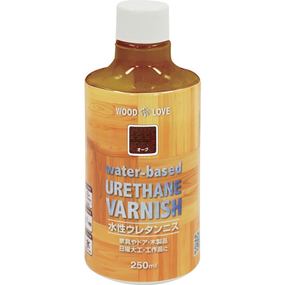 ニッぺ　水性ウレタンニス　２５０ｍｌ　オーク　３００Ｎ０２３－２５０　４．９７６１２４５１６１ｅ＋＿
