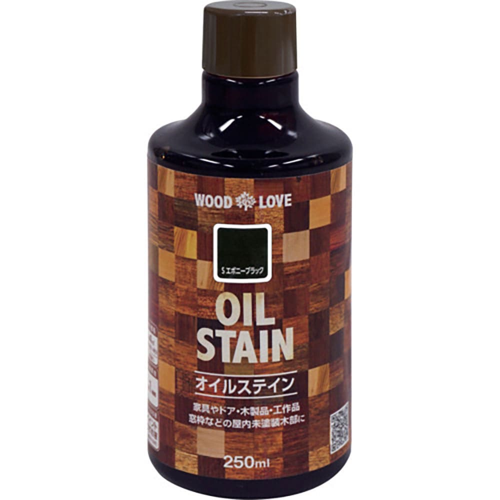 ニッぺ 油性オイルステイン 250ml Sエボニーブラック 300N065-250 4.97612_