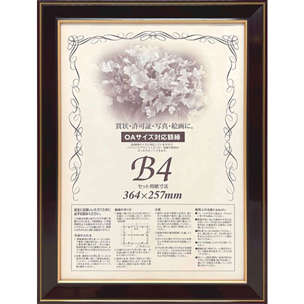 大額 額縁 賞状額 ネオ光輝 OA-B4 0142 501450_