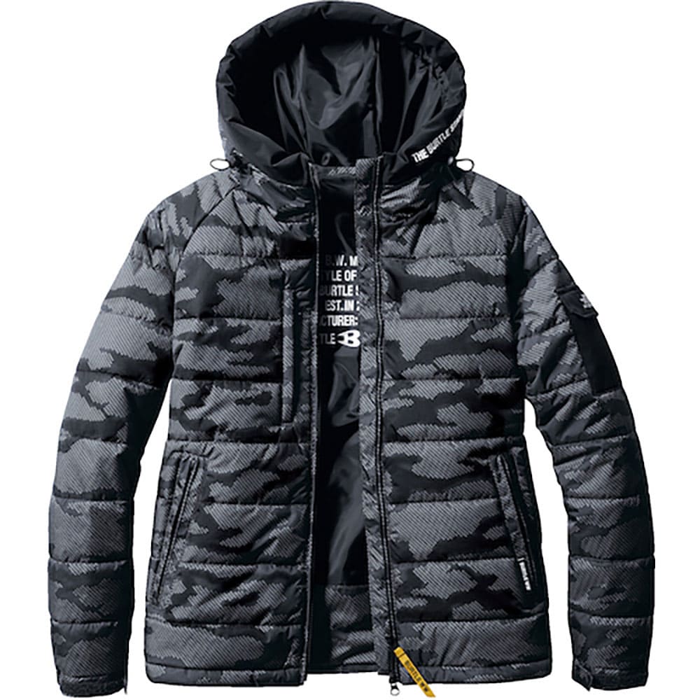 ＢＵＲＴＬＥ　防寒フーディジャケット　５０３０－６４－ＸＬ　アーバンブラック　５０３０－６４－ＸＬ＿