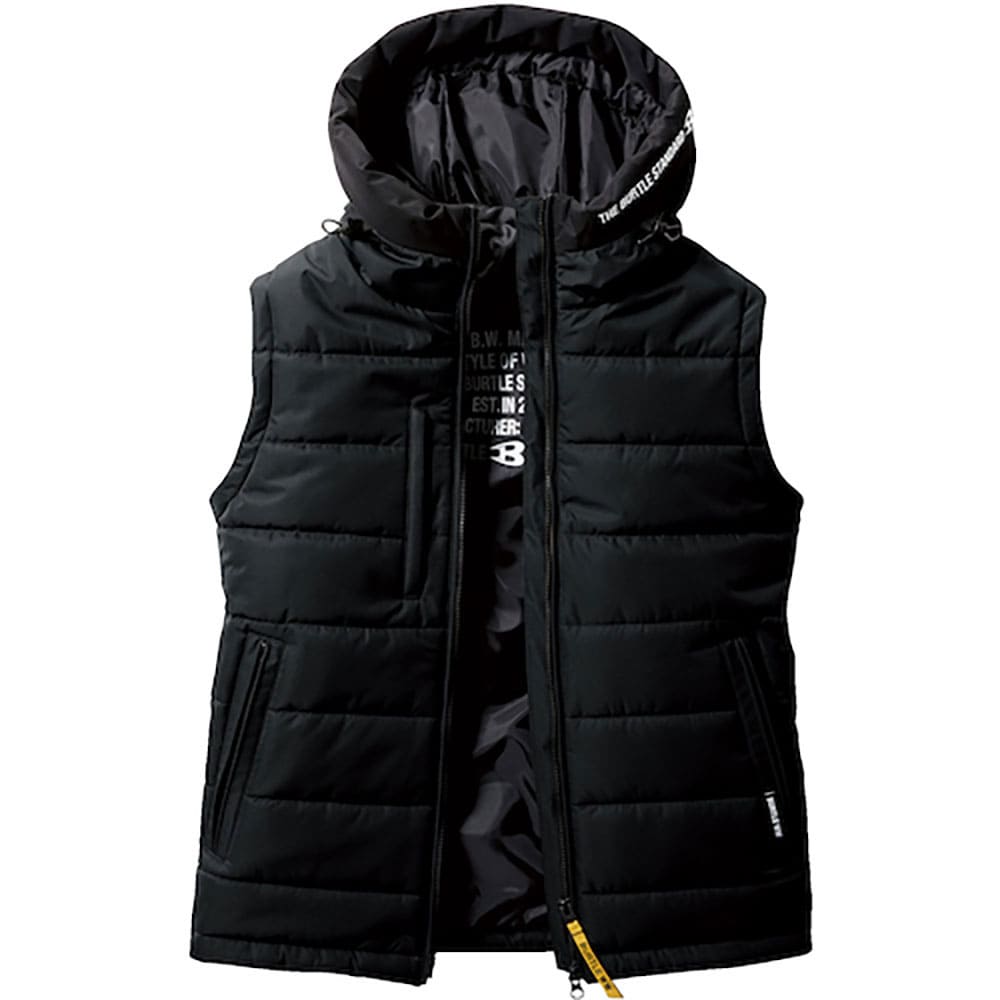 BURTLE 防寒フーディベスト 5034-35-XL ブラック 5034-35-XL_