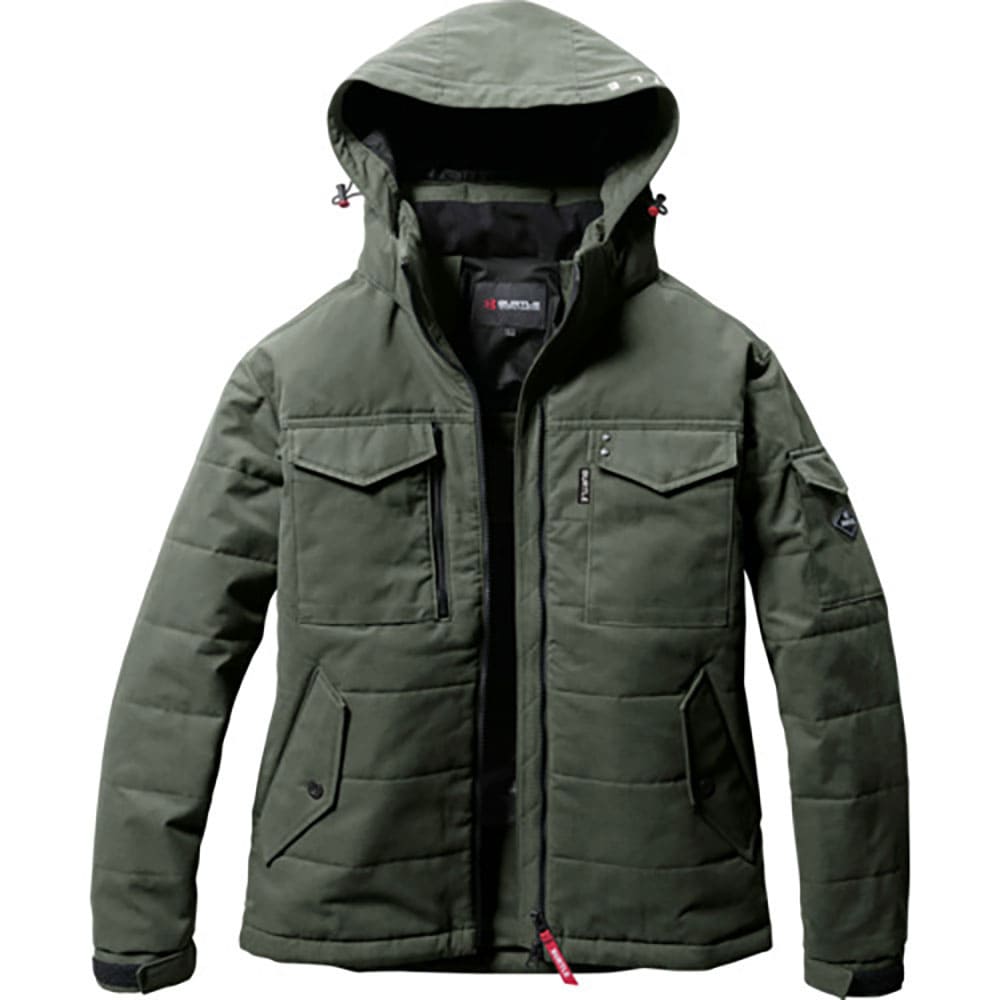 BURTLE 防寒ジャケット5050-14-XLミルスグリーン 5050-14-XL_