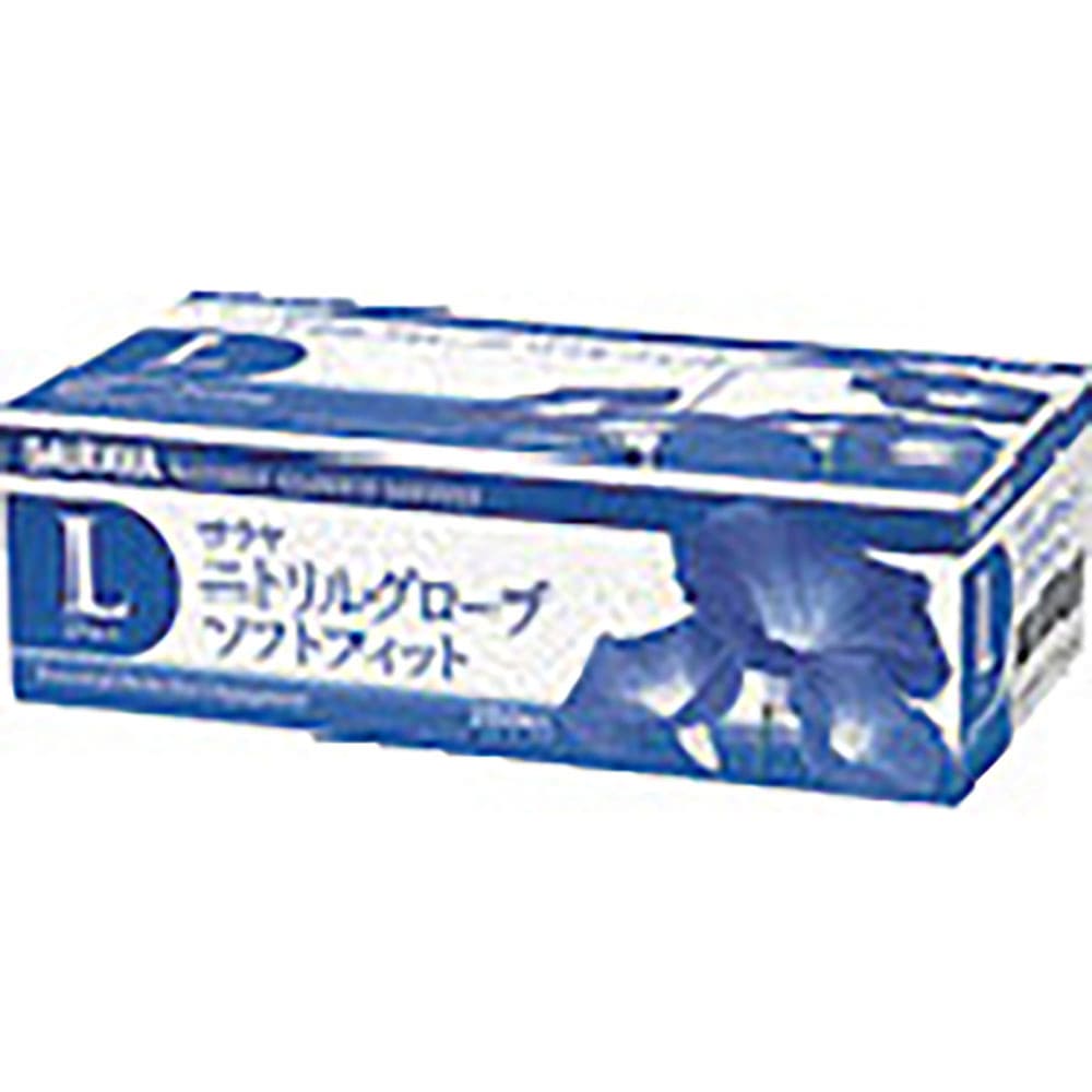 サラヤ ニトリルグローブSF250枚ブルーL 50991_