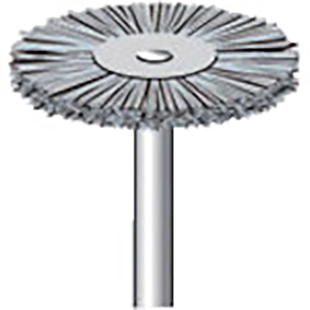 ナカニシ　ダイヤ入りナイロンブラシ　ホイール型　φ２３×１．５×軸φ３　線φ０．２５　＃６００　５＿