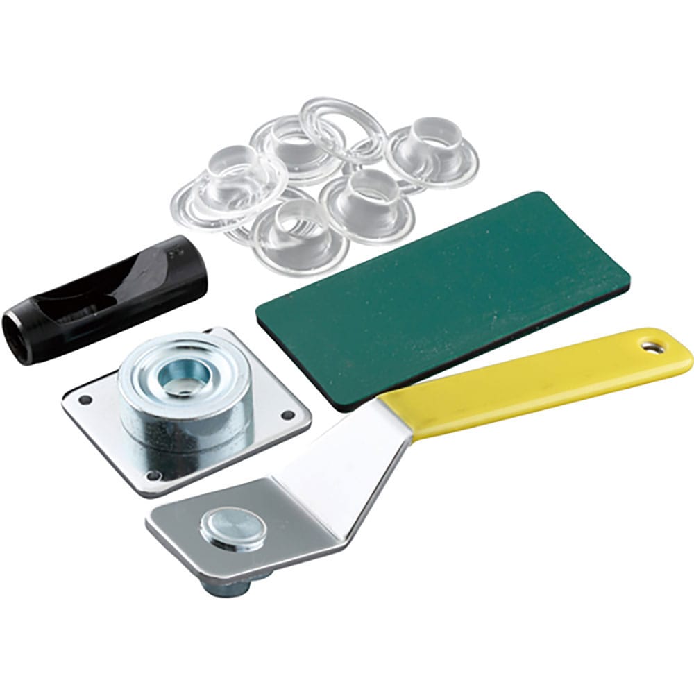 ファミリーツール プラスチック製 両面ハトメパンチセット 12mm 51552_
