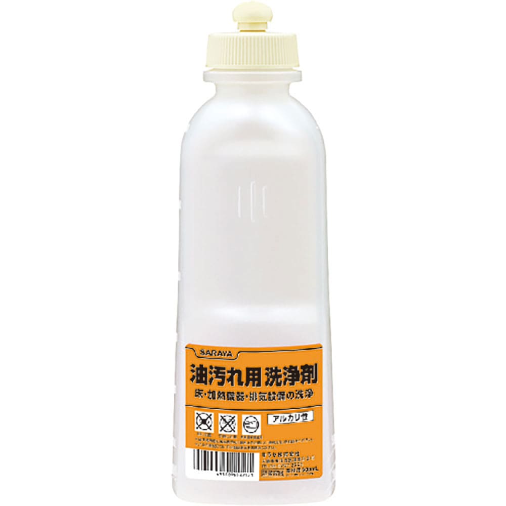 サラヤ　薬液専用詰替容器　スクイズボトル油汚れ用洗浄剤共通用６００ｍｌ　５２２１２＿