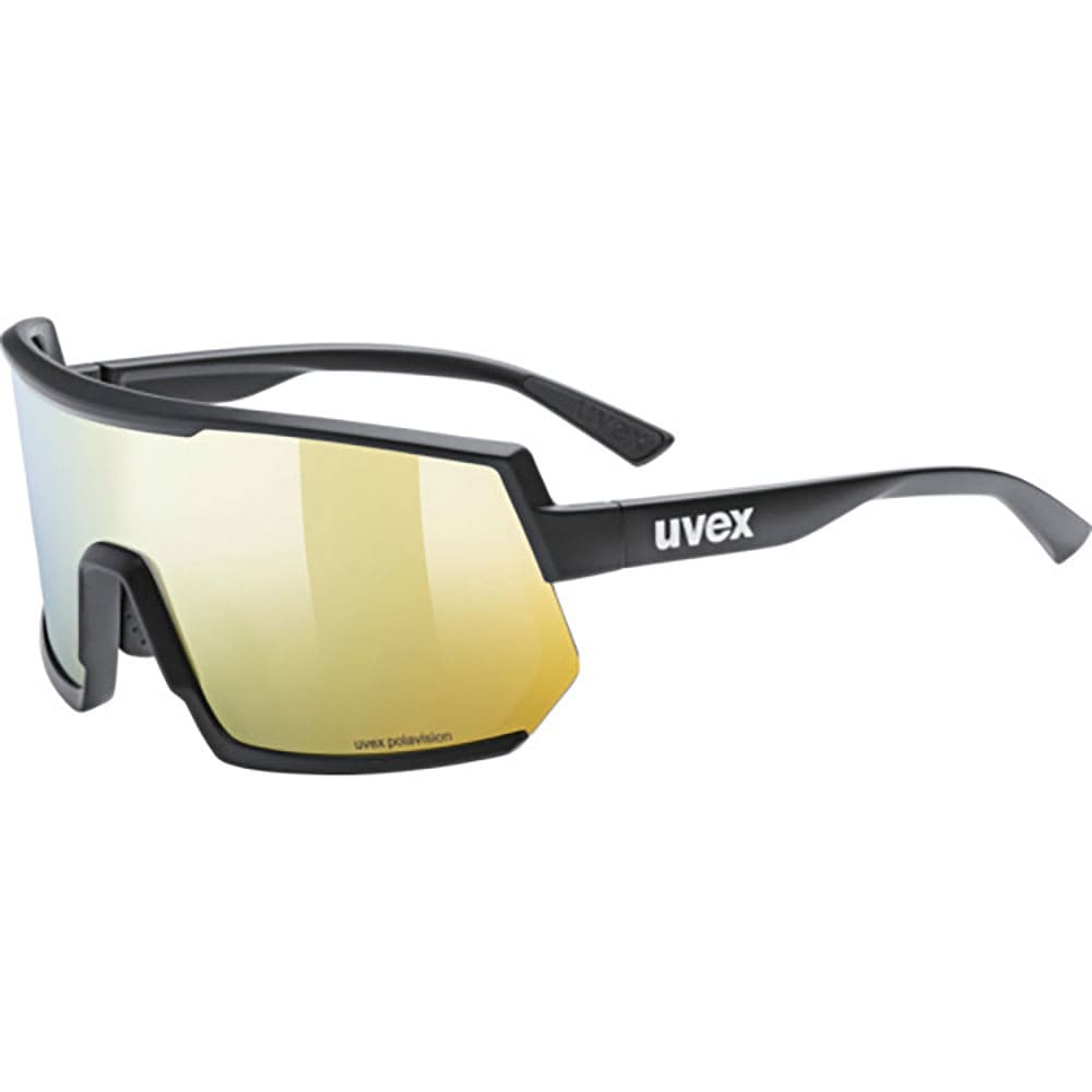 ＵＶＥＸ　サングラス　ｕｖｅｘ　ｓｐｏｒｔｓｔｙｌｅ　２３５　Ｐ　ブラックマット／イエロー　偏光　＿