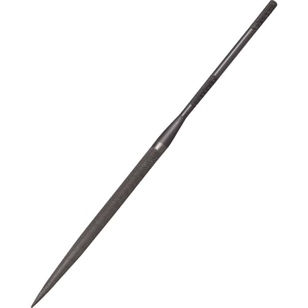ナカニシ　精密鉄鋼ヤスリ　中目　３本入　半丸型　５×２×７０×軸φ３　５７３０５＿