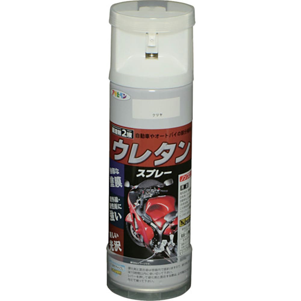 アサヒペン 弱溶剤型2液ウレタンスプレー 300ML クリヤ 604873_