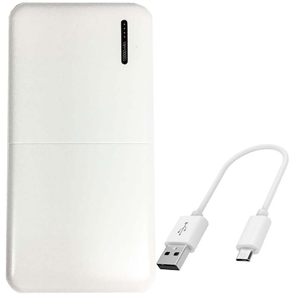 岡潮　ＵＳＢモバイルバッテリー１０，０００ｍＡｈ　（ＵＳＢ－Ｃ／ｍｉｃｒｏＵＳＢ）　６１５１＿