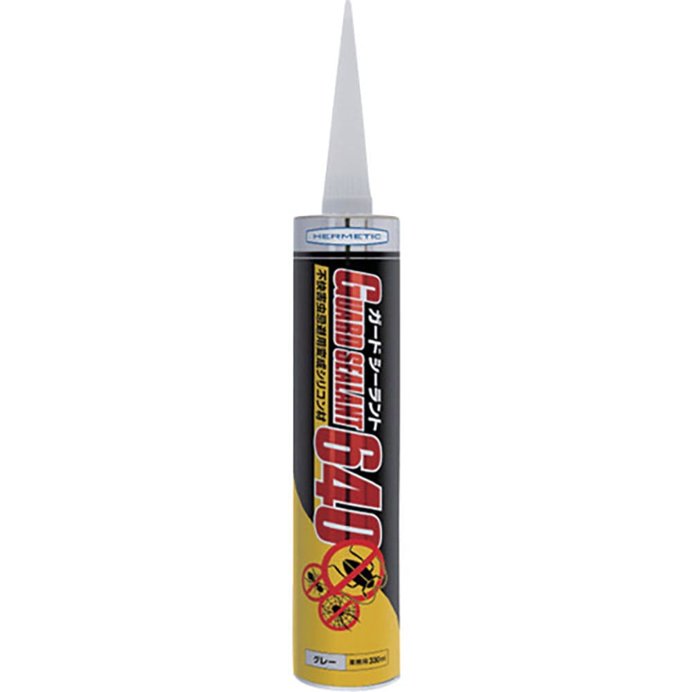 ヘルメチック　防虫シーラント　ガードシーラント６４０　グレー　３３０ｍｌ　６４０ＧＹ３３０＿