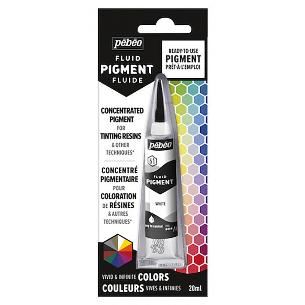 Ｐｅｂｅｏ　【油性リキッド顔料】　フルイドピグメント２０ｍｌ　ホワイト　６５０６６１＿