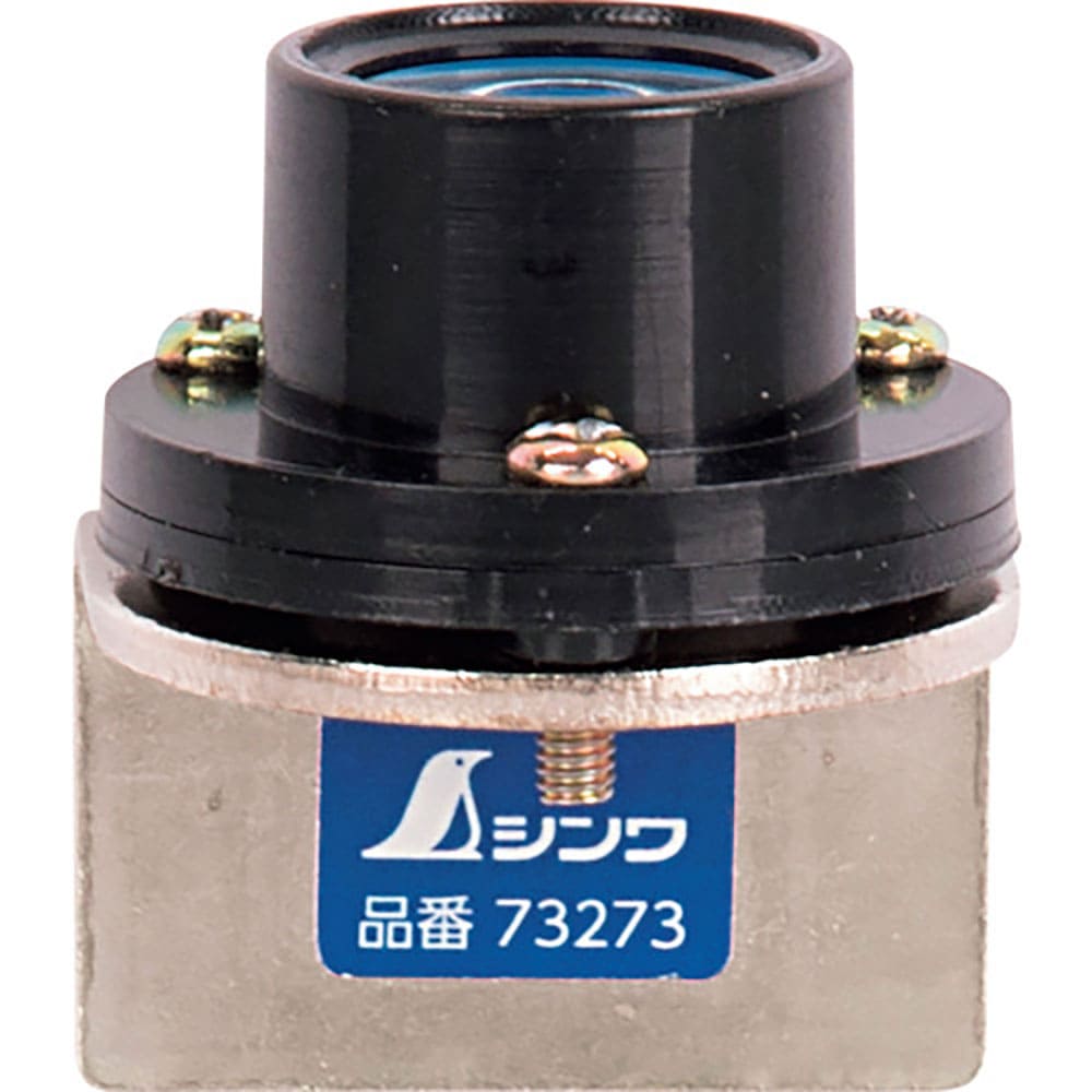 シンワ 丸型気泡管 アルミスタッフ 2用 73273_