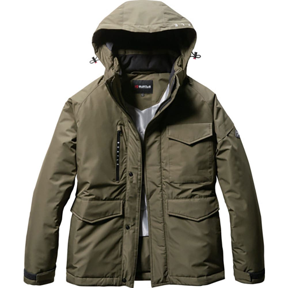 ＢＵＲＴＬＥ　防水防寒ジャケット７６２０－１４－ＸＬミルスグリーン　７６２０－１４－ＸＬ＿