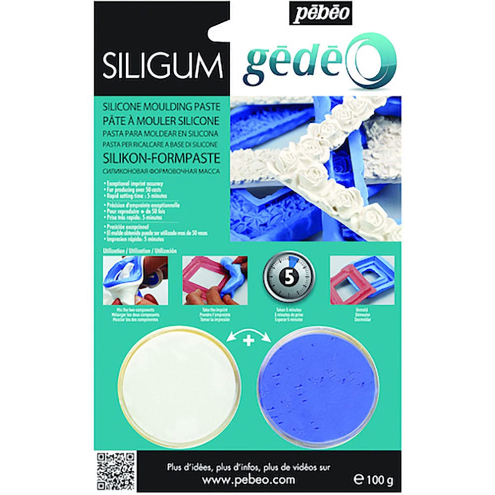Ｐｅｂｅｏ　Ｇｅｄｅｏ　型取り用粘土　シリガム　１００ｇ　７６６３０９＿