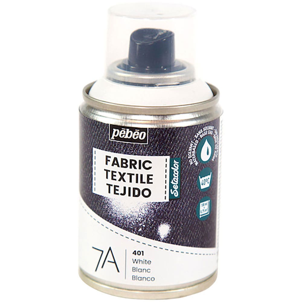 Ｐｅｂｅｏ　布用水性アクリルスプレー　セタスプレー　１００ｍｌ　ホワイト　８０５４０１＿