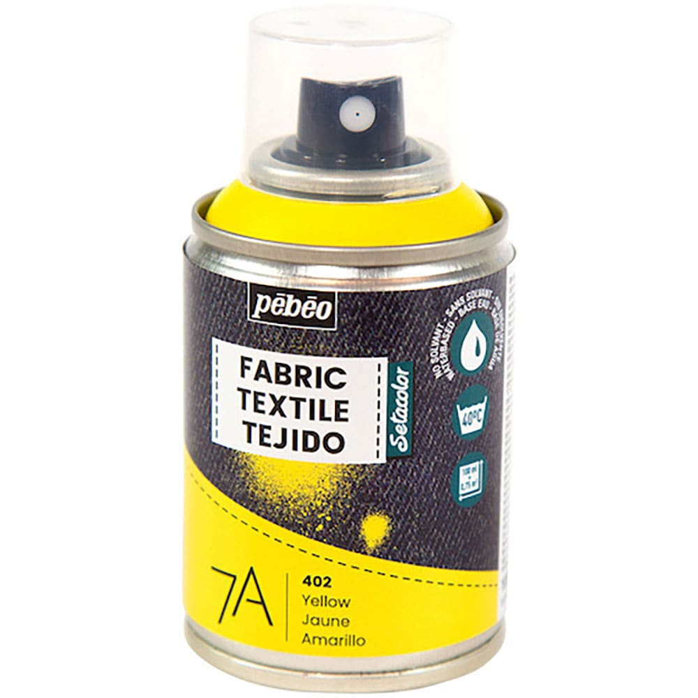 Ｐｅｂｅｏ　布用水性アクリルスプレーセタスプレー　１００ｍｌ　イエロー　８０５４０２＿