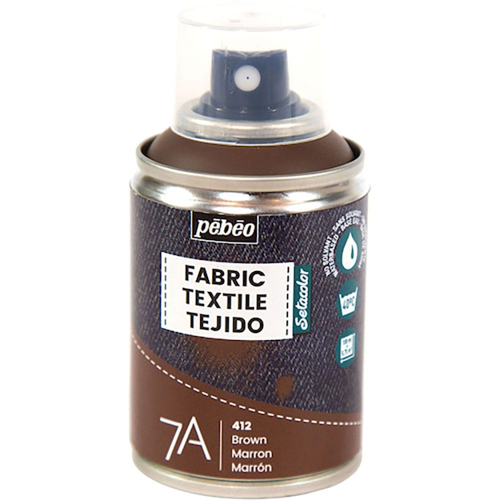 Pebeo 布用水性アクリルスプレー セタスプレー 100ml ブラウン 805412_