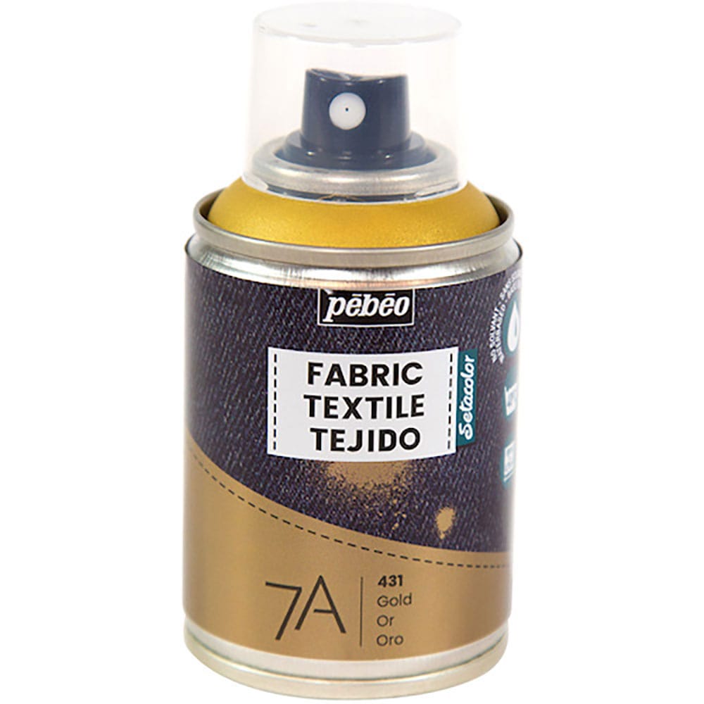 Ｐｅｂｅｏ　布用水性アクリルスプレー　セタスプレー　１００ｍｌ　ゴールド　８０５４３１＿