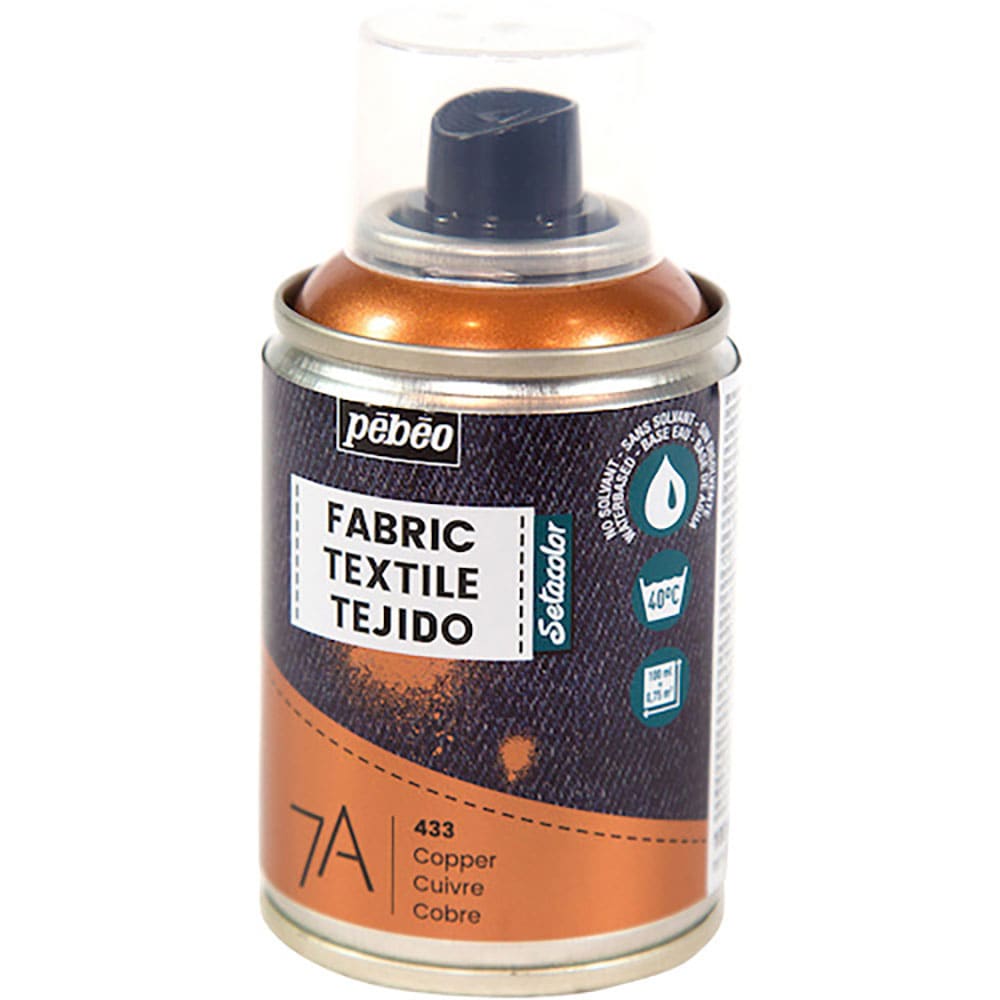Ｐｅｂｅｏ　布用水性アクリルスプレー　セタスプレー　１００ｍｌ　コッパー　８０５４３３＿