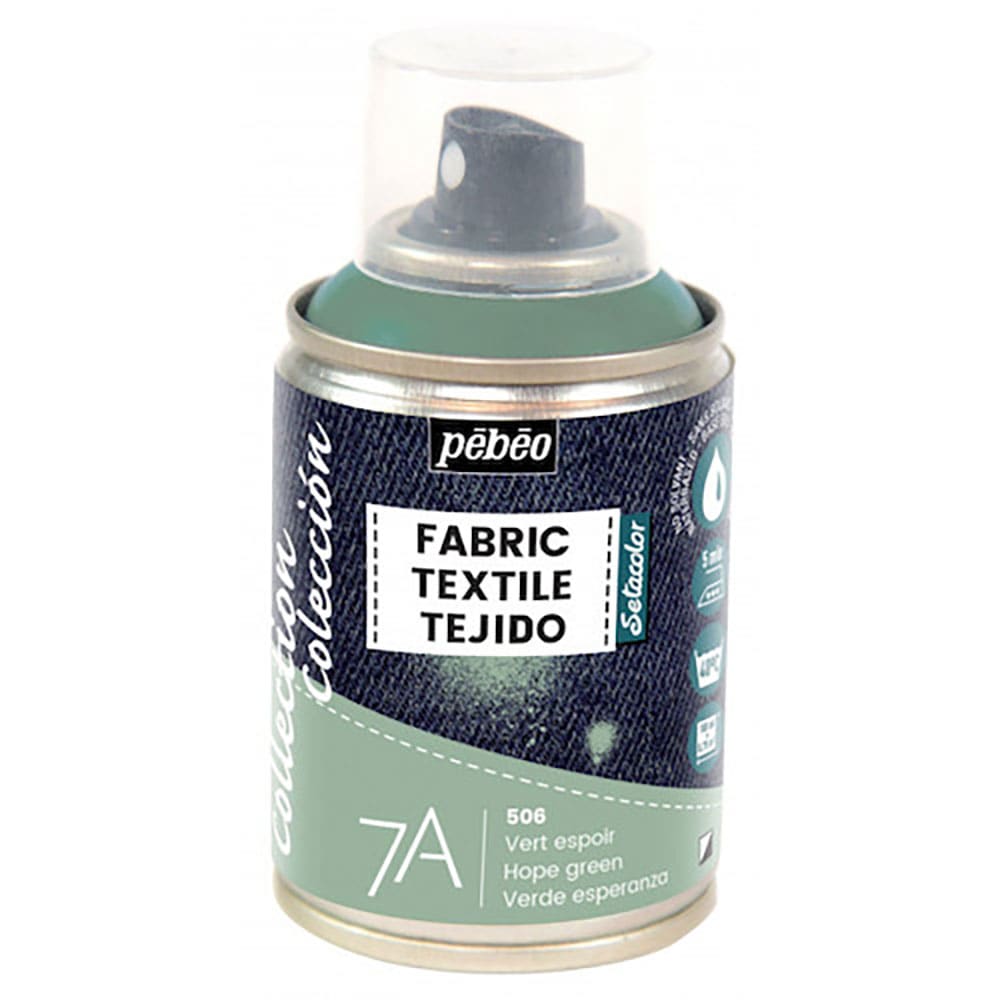 Ｐｅｂｅｏ　布用水性アクリルスプレー　セタスプレー　１００ｍｌ　ホープグリーン　８０５５０６＿