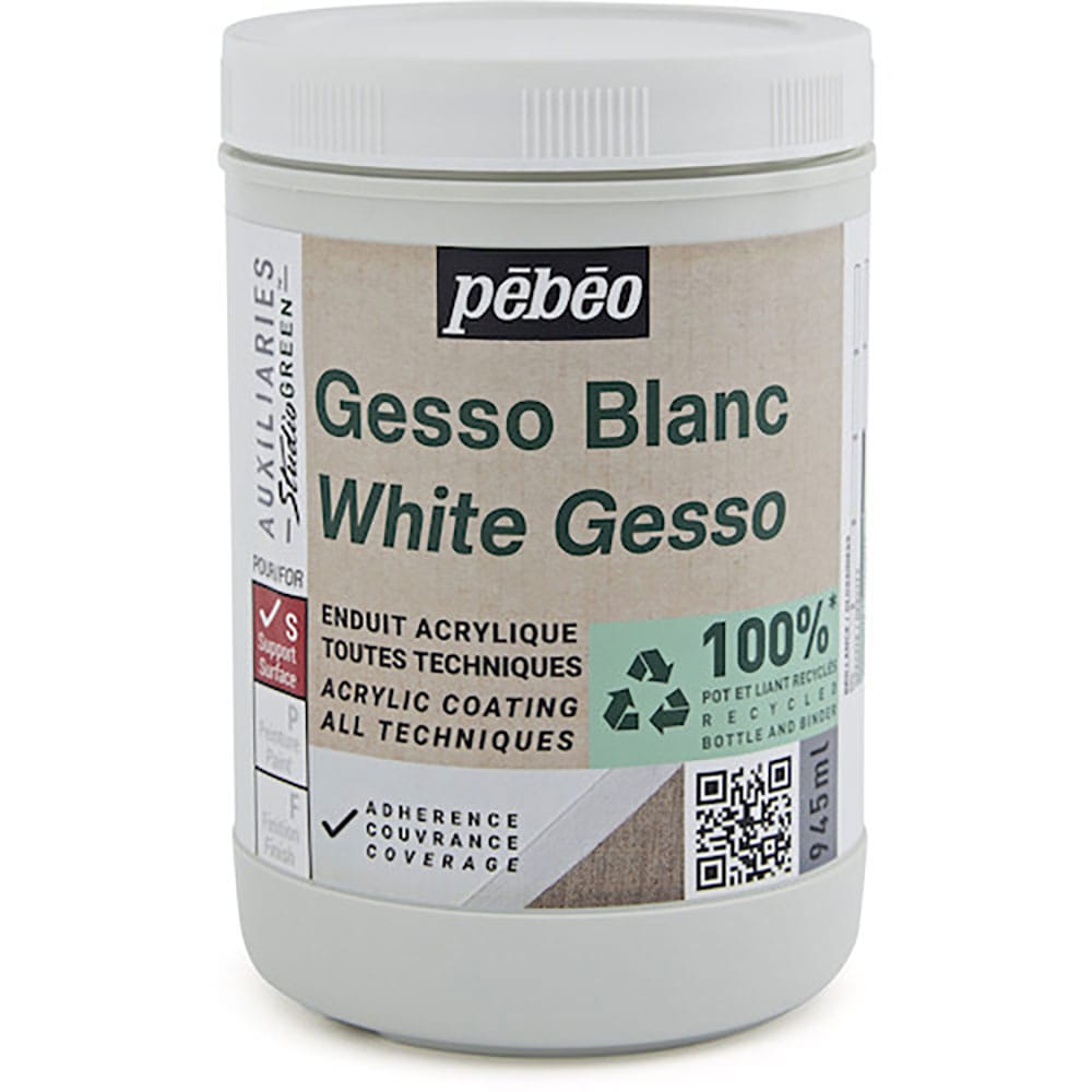 Ｐｅｂｅｏ　スチューディオ　グリーン　アクリリック　ジェッソ　９４５ｍｌ　８１８６０６＿