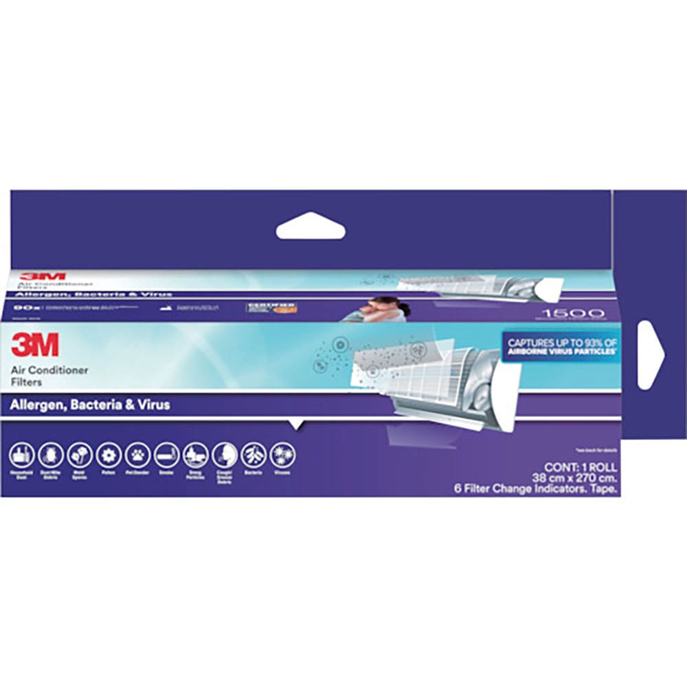 3M エアコン用空気清浄フィルター プレミアムグレード ロールタイプ (花粉、アレルゲン、ウイルス_
